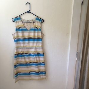 Banana republic size 10P dress, summer stripes